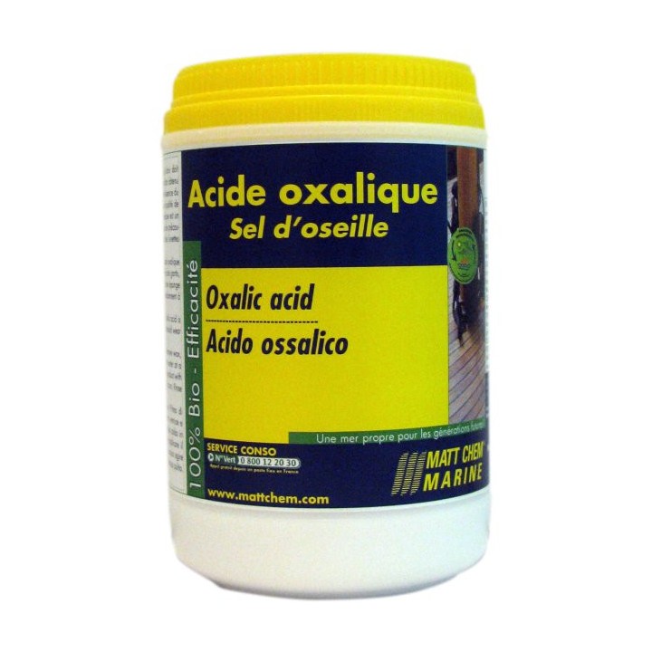Acide oxalique / Sel d'oseille 1Kg | Oloupdemer.com