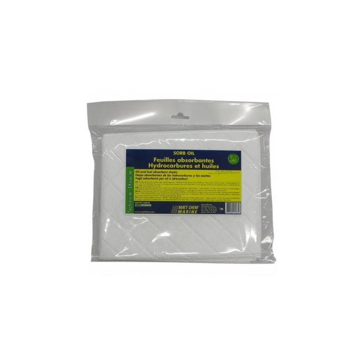 Sorb oil feuilles absorbantes | O loup de mer