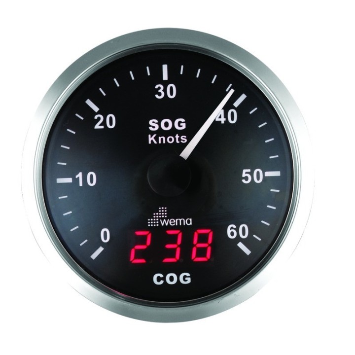 Silverline speedomètre GPS - 85mm + ANTENNE | Oloupdemer