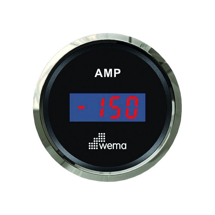 AMPEREMETRE DIGITAL+SENSOR NOIR/SS