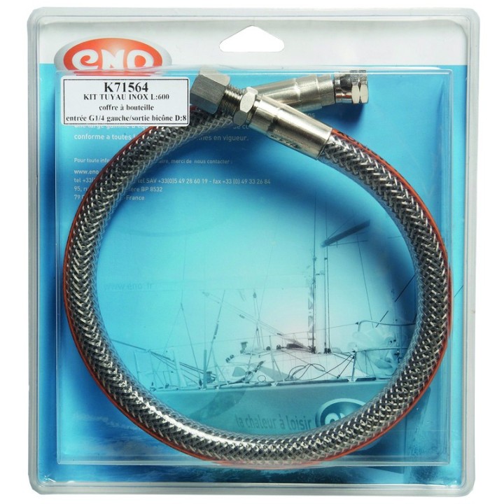 TUYAU CE MARINE 1000MM POUR COFFRE BOUTEILLE - ENT