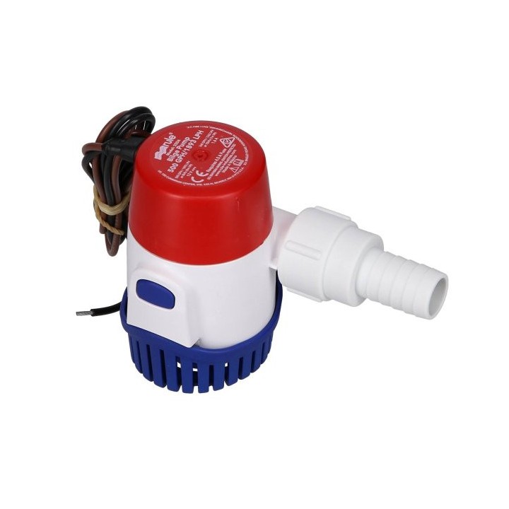 Pompe de cale immergeable Rule 500 - 12V | Oloupdemer.com