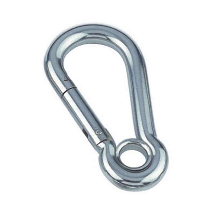 Mousqueton pompier à œil A4 ø6mm | Oloupdemer.com