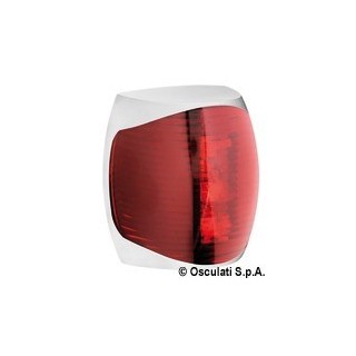 Feu de navigation Sphera II rouge corp ABS blanc