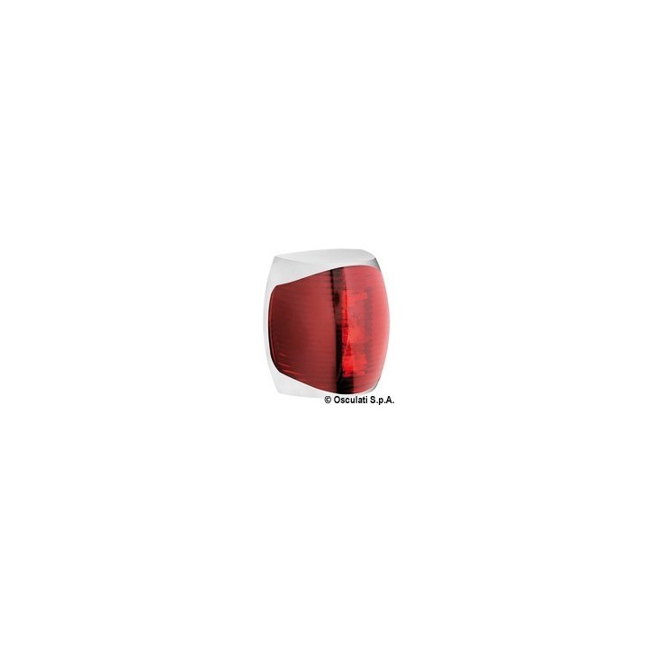 Feu de navigation Sphera II rouge corp ABS blanc