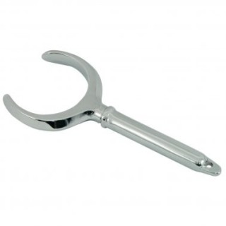 Dame de nage laiton chromé - ø de passage 50mm - tige ø14mm