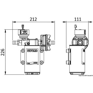 Groupe d'eau UP6/E avec contrôle électronique - 12/24V - 26L/min | oloupdemer.com