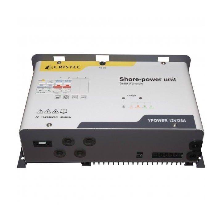 Unité d'énergie YPOWER 12V - 25A - 2 départs | oloupdemer.com