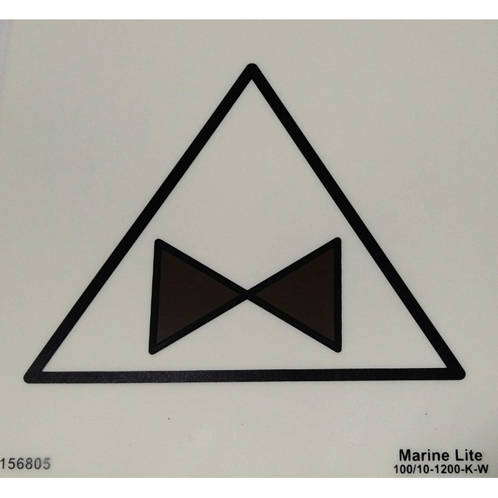 Affiche sticker signalisation controle vanne fuel