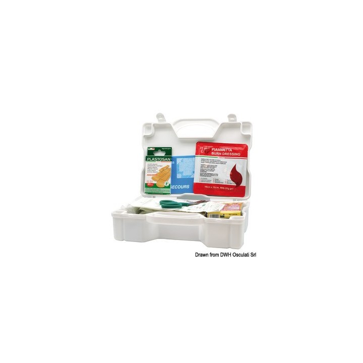 Trousse de secours de bord réglementaire pour la navigation hauturière de plus de 60 miles des côtes