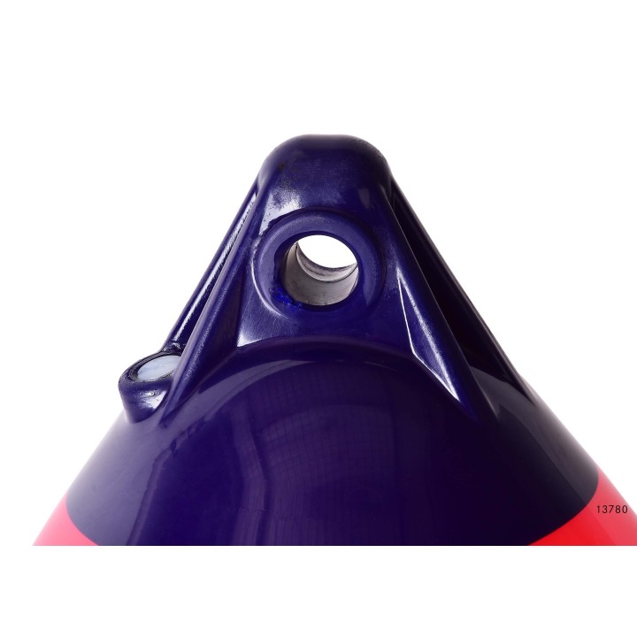 Pare-battage et bouée Polyform A4 rouge/tête bleue