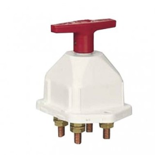 Coupe batterie bipolaire - 250A - poignée rouge - epoxy