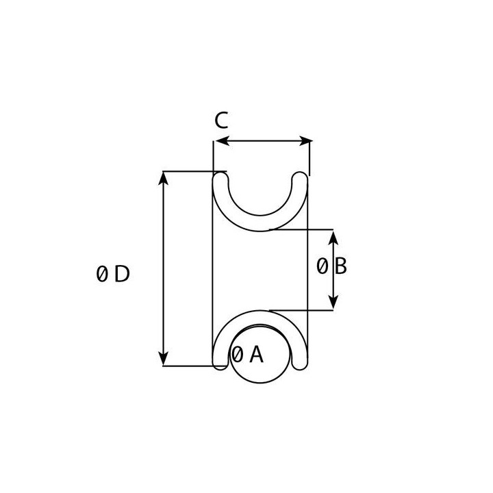 Anneau de friction noir FRX15