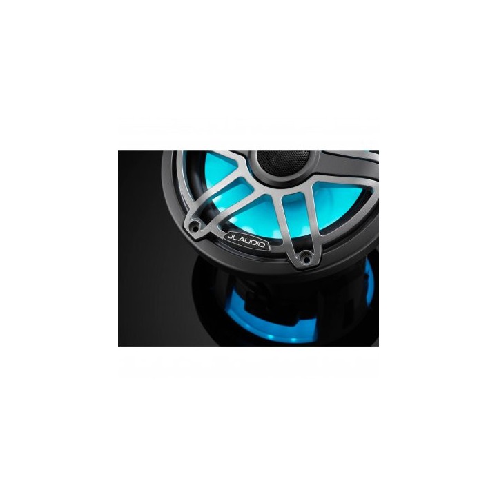 Haut parleurs marine M6-770 gris style sport avec leds (boîte de 2)
