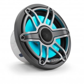 Haut parleurs marine M6-770 gris style sport avec leds (boîte de 2)