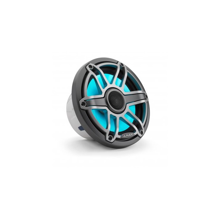 Haut parleurs marine M6-770 gris style sport avec leds (boîte de 2)