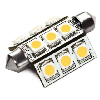 Ampoules Navette LED blanc chaud | oloupdemer