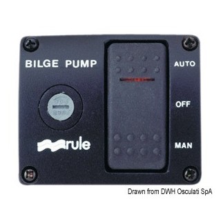 Interrupteur Rule DeLux p. pompes de cale 24 V