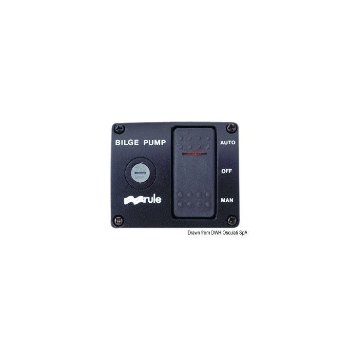 Interrupteur Rule DeLux p. pompes de cale 24 V