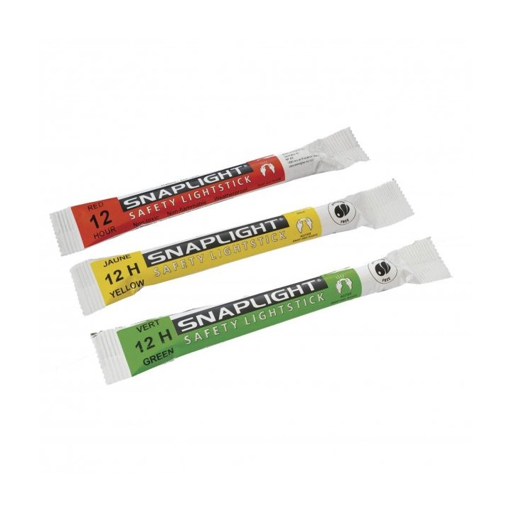 Kit de 3 bâtons Cyalume 12H (rouge, vert, jaune) | isonautique.com.com