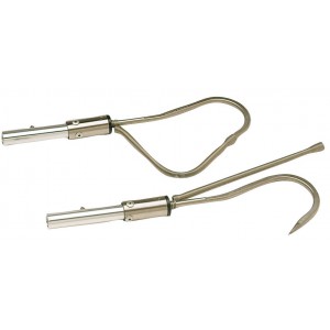 Embout Gaffe Femelle 2 Crochets Nuova Rade - Pour Amarrage, Code 44249 (Ø25mm) Ou 44246 (Ø30mm)