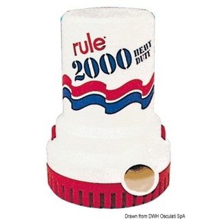 Pompe immergée Rule 2000 12 V | isonautique.com.com