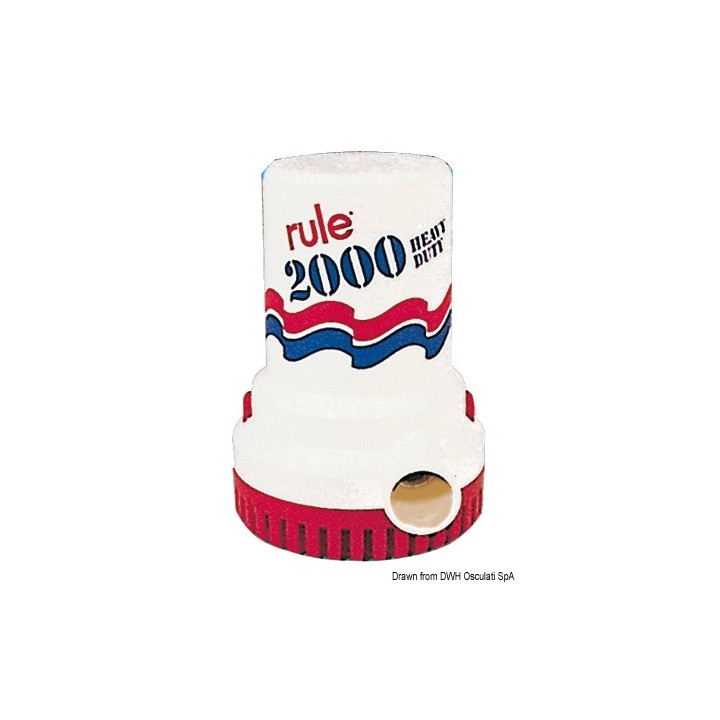 Pompe immergée Rule 2000 12 V | isonautique.com.com