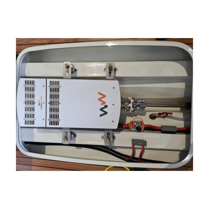 Moteur électrique inboard 10 kW - Avec écran, relais et connectique