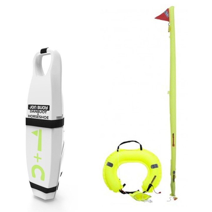 Perche IOR+bouée FAC gonflable Glo Lite container | Oloupdemer.com