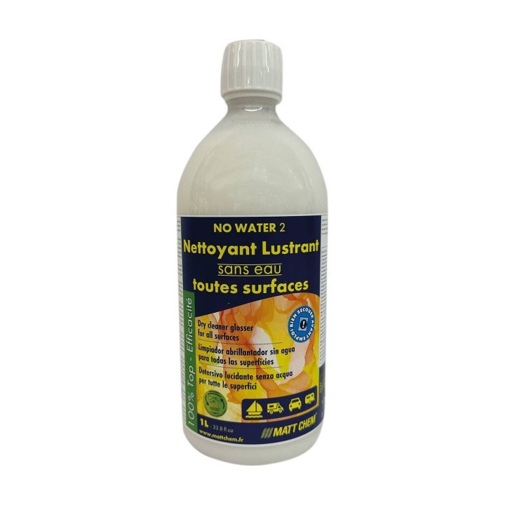 Nettoyant lustrant sans eau NO WATER 2 | Oloupdemer.com