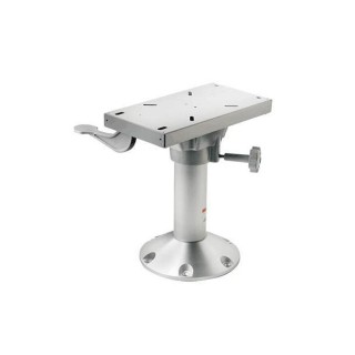 Pied de siège fixe pivotant à glissière 33 cm | Oloupdemer.com