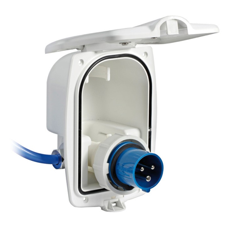 Fiche de courant femelle pour prise de quai 16 A | Oloupdemer.com