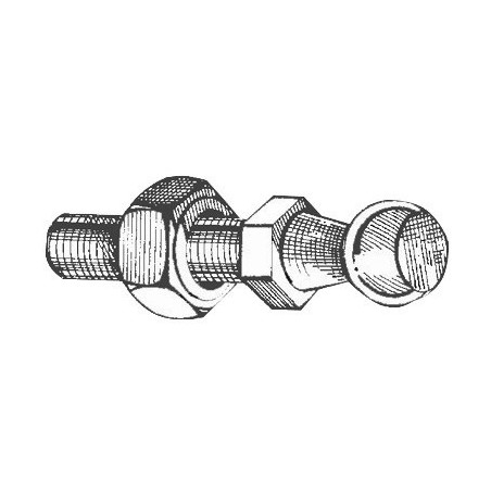 Boule à visser ressort à gaz 