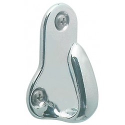 Crochet laiton chromé 