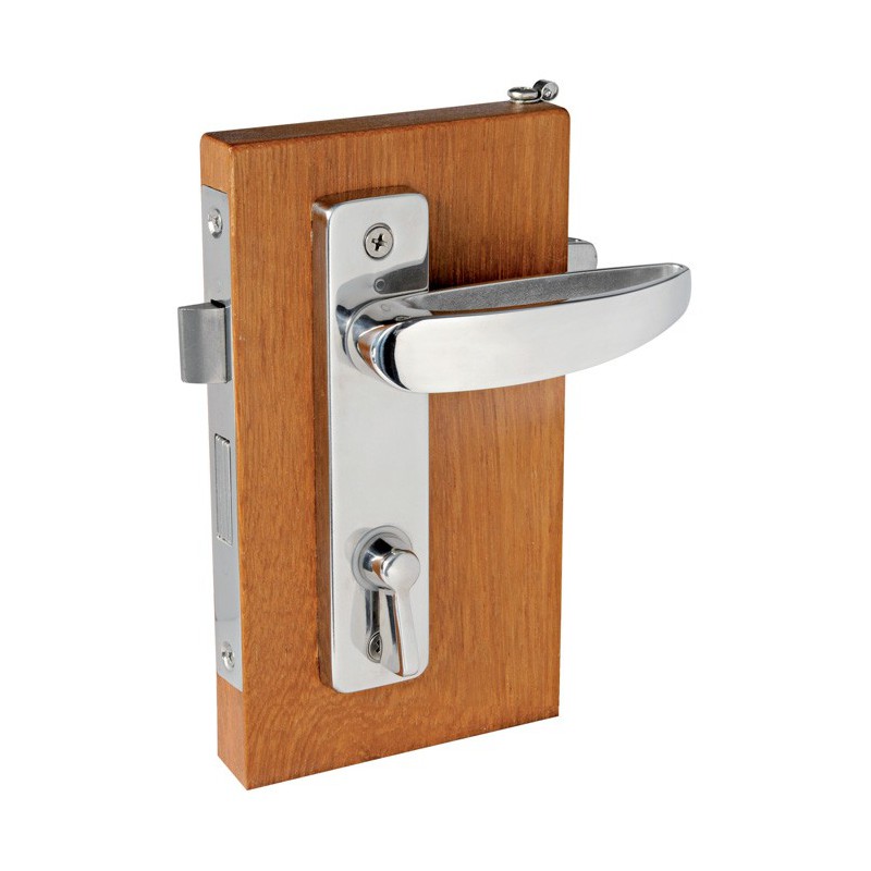 Serrure avec blocage + poignées