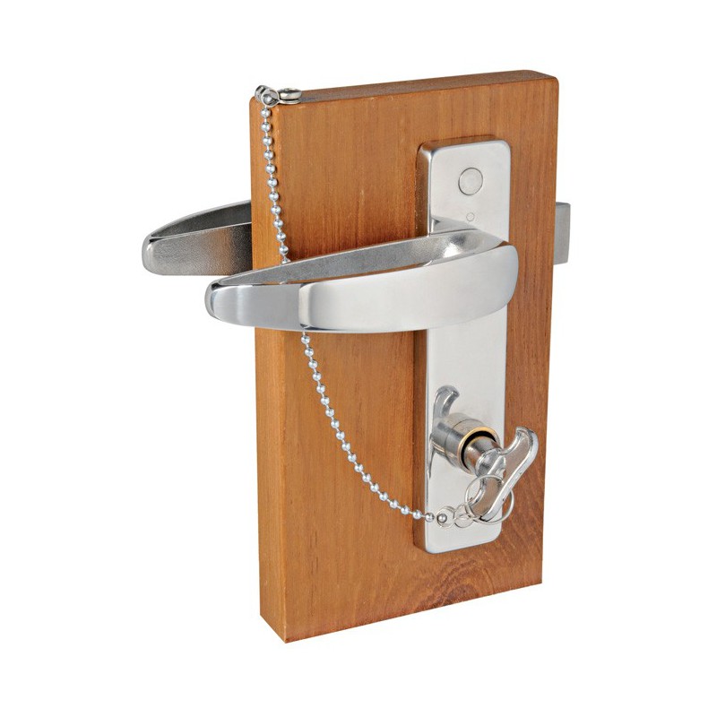 Serrure avec blocage + poignées