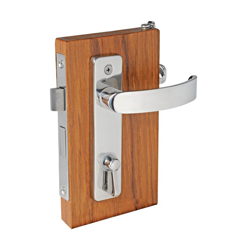 Serrure avec blocage + poignées