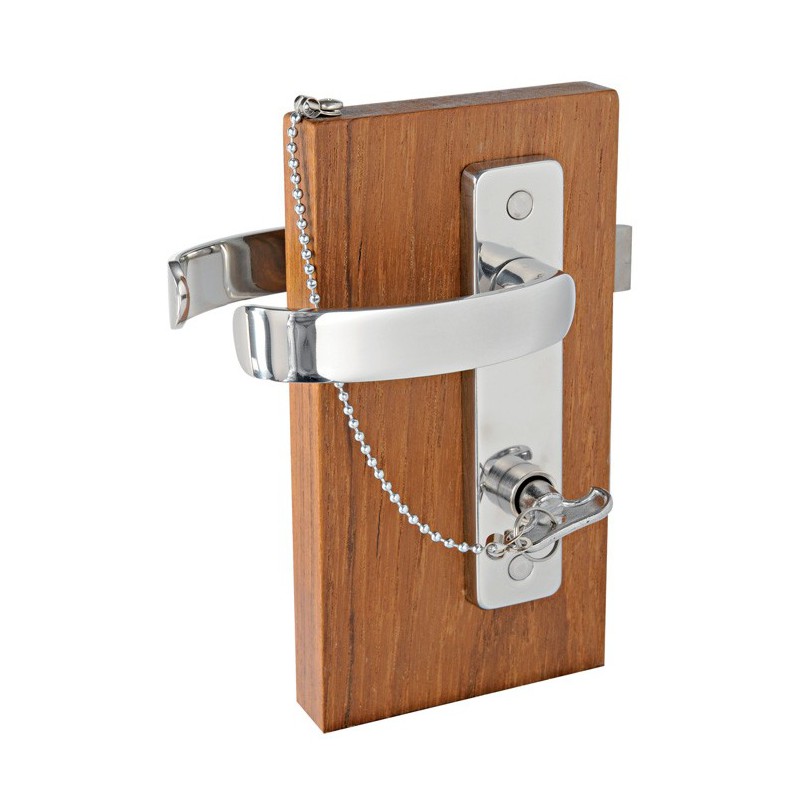 Serrure avec blocage + poignées