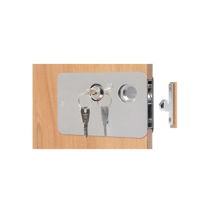 Serrure porte coulissante