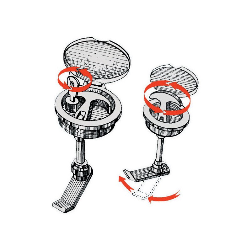 Lève-plancher avec couvercle