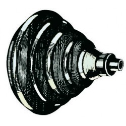 Bague passe-câble ABS 