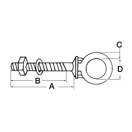 Anneaux à tige (10 pcs)