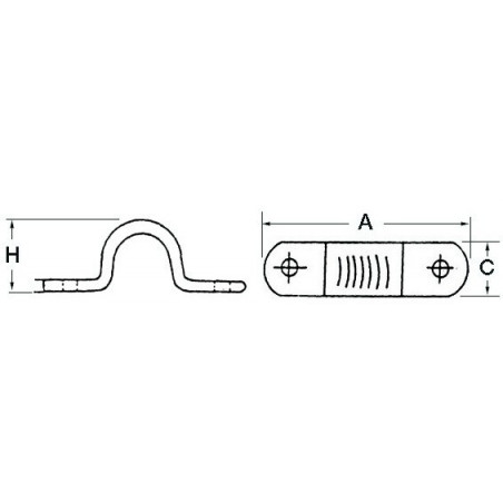 Pontet inox  