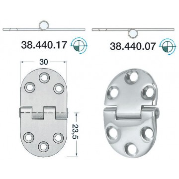 Charnière 2 mm 47x30