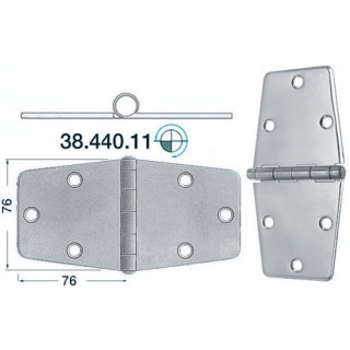 Charnière 2 mm 152x76