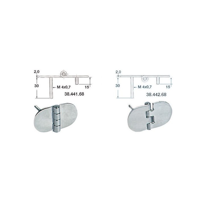 Charnière 68,5 x 38,5 
