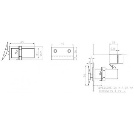 Fermeture "Flush lock" 38.179.41