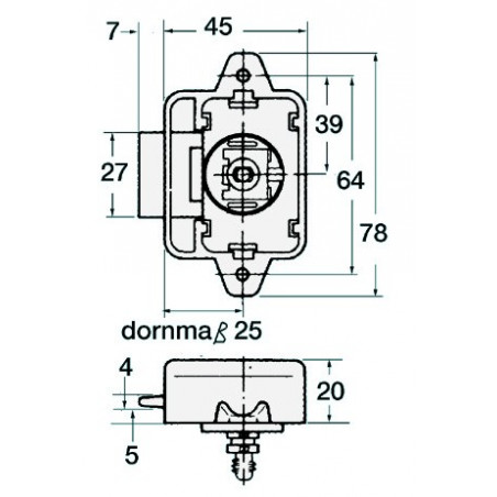 Déclic en nylon 38.180.01