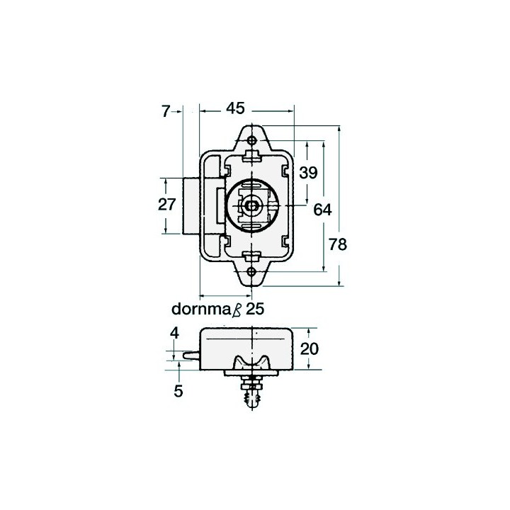 Déclic en nylon 38.180.01