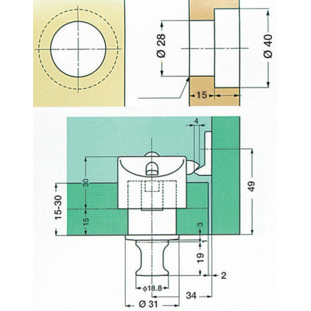 Déclic SUGATSUNE 38.185.01